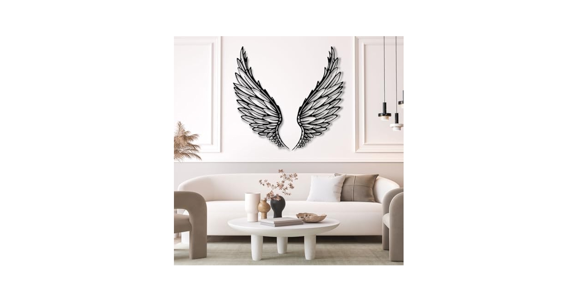 Amazon.com: Angel Wings Metal Wall Art, Metal Angel Wings