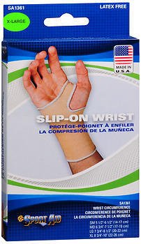 Corflex Post-Op Lace Up Wrist Brace for After Surgery-XL-Right
