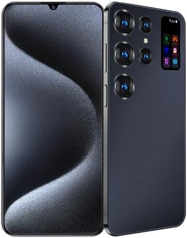 S24 Plus 4G Unlocked Smartphone,4GB+64GB Fully Unlocked Cell Phone,Android 13, 6.72″ Unlocked Android Telefones, 6000mAh, Dual Camera/Dual SIM 4G US Version,Black