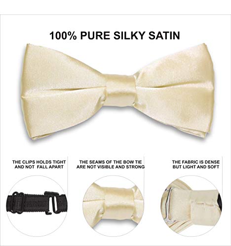 Image of Tuxedo Neck bow tie for Infants,Kids,Toddlers, Boys,Men - Hand sewn & Handcrafted