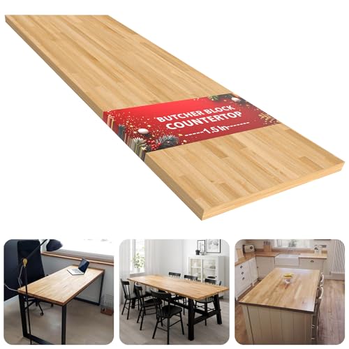 Butcher Block Countertop Table Top - Unf...