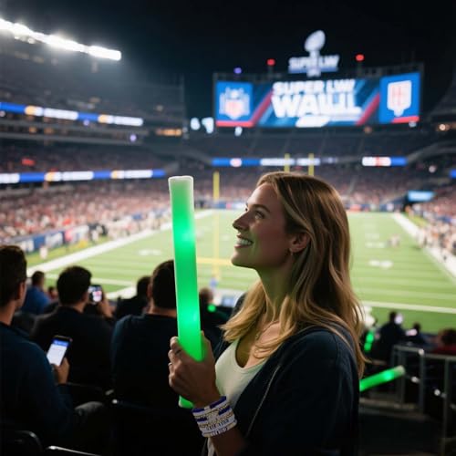 9 Pack Game Day Bracelets for Women Boho Stackable Bracelets Colorful Stack Beaded Football Bracelets Sports Fans Football Accessories Gifts2