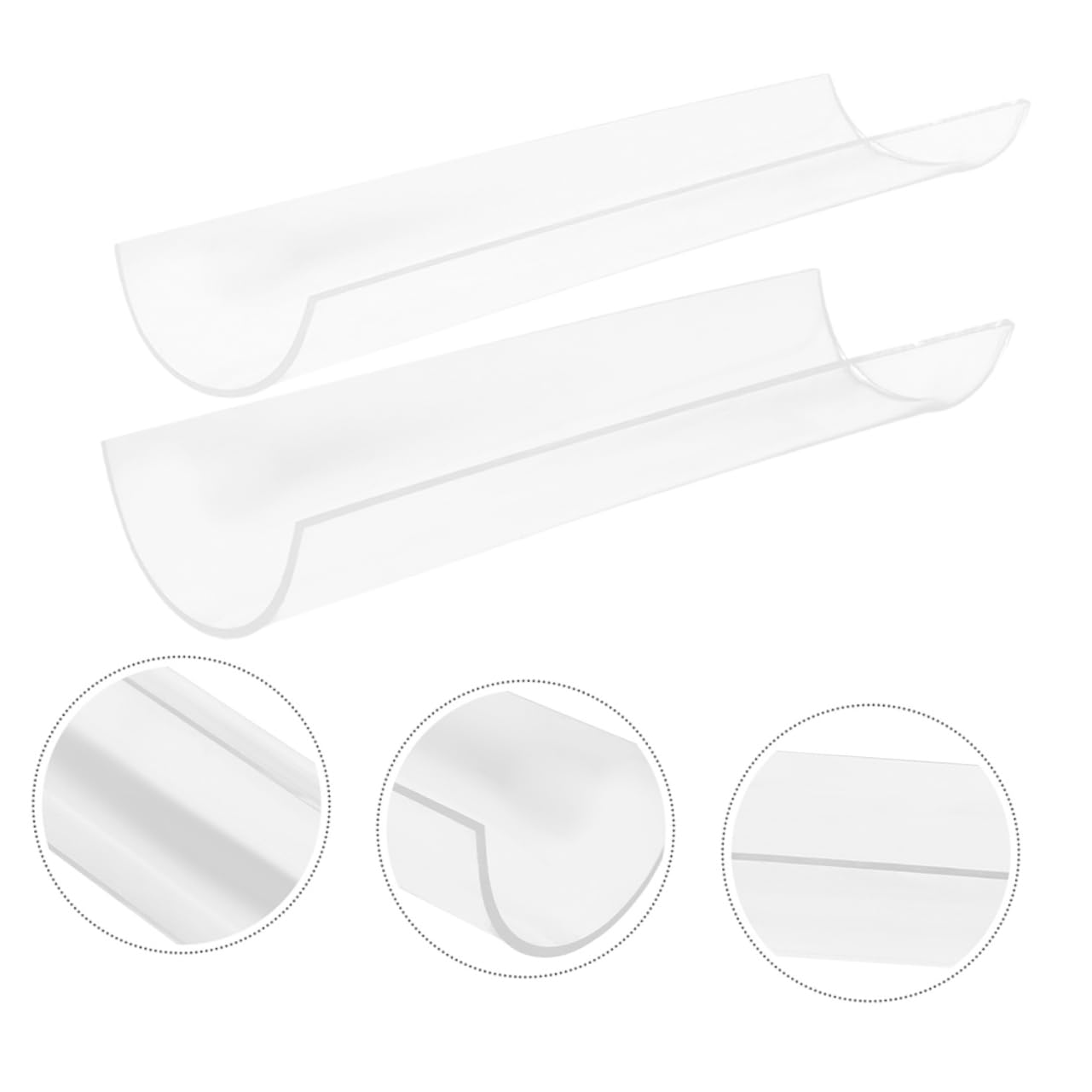 ULTECHNOVO 2stücke U-förmige Acryl-biskuitrollenform Wiederverwendbare Transparente Backform Dessertformen Zum Backen Aus Leicht Zu Entformen Für Heimbacken