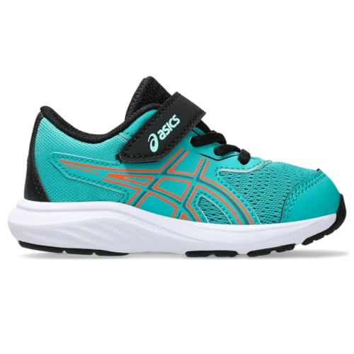 Asics Kid's Contend 9 Toddler Running Shoes, K9, Wave Teal/Black