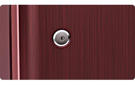 Refrigerator door lock mechanism