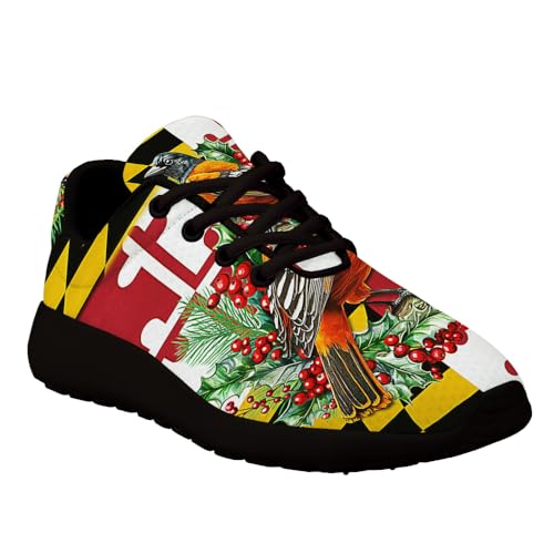 Maryland Baltimore Oriole Bird Shoes for Women Men Trail Running Casual Fashion Sneakers Slip-on Tennis Shoes3