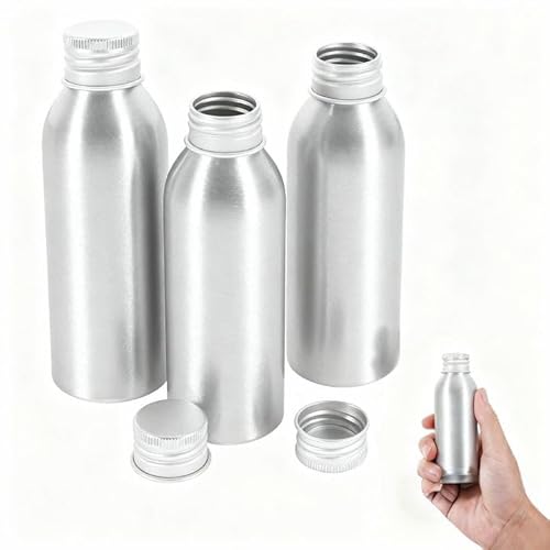 100ml Bottles Empty Refillable Aluminium Empty Travel - Set 