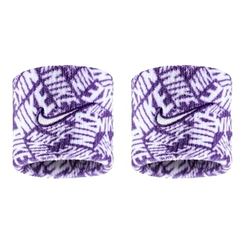Image of NIKE Premier Swoosh Singlewide Wristbands -Soft, Moisture-Wicking (1 Pair, 2.5 inch Wide)