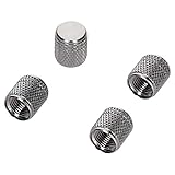 エーモン(amon) エアバルブキャップ アヤメローレットタイプ 4個入 交換・スペア バルブコアの汚れ防止に 8826