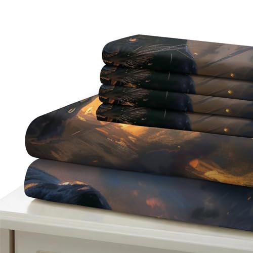 Housse de couette ultra douce fermeture éclair linge super king - 6