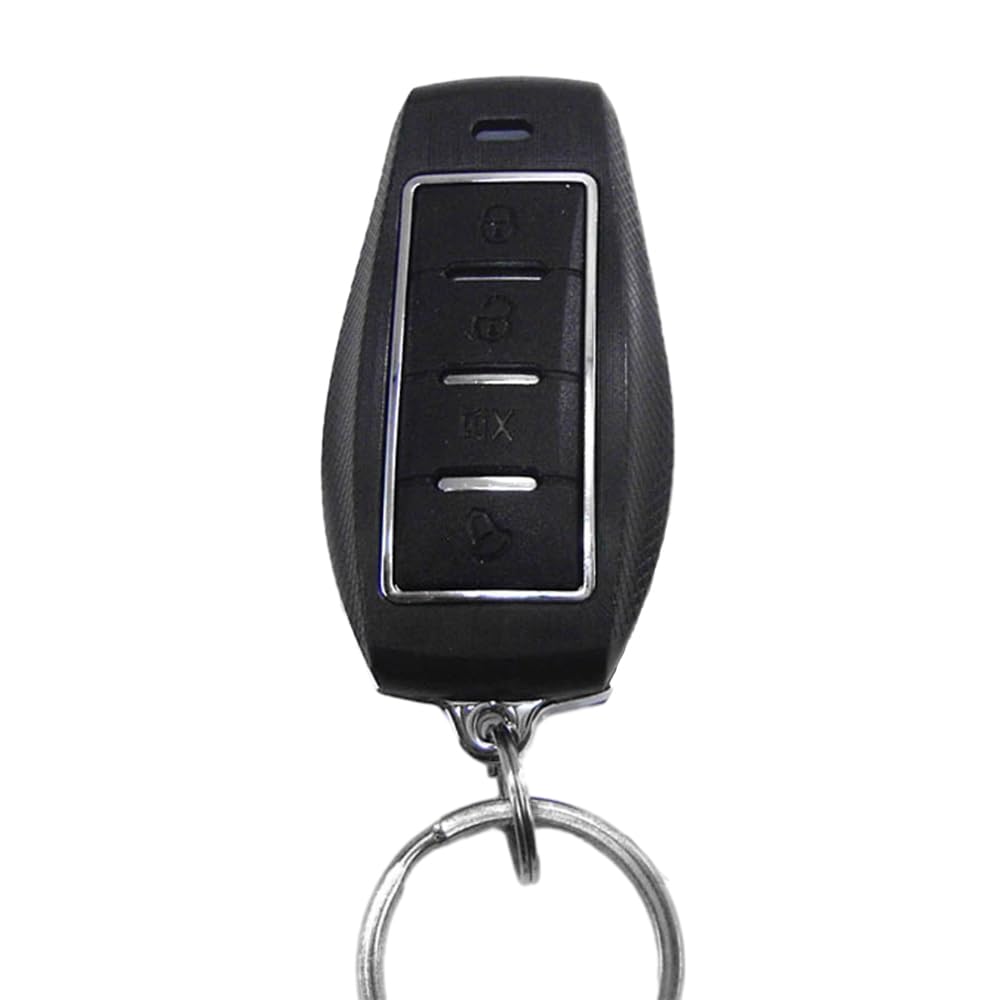 UniV/e*rsal Dispositif d'alarme de voiture, UniV/e*rsal Dispositif d'alarme automatique à vibrations à télécommande, convient pour les voitures DC 12 V