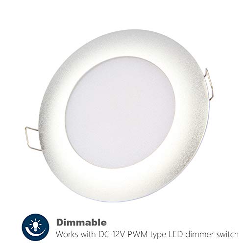 Acegoo A20-R-CL-5W Rv Boat Led Ceiling Light 12V Recessed Puck Light thumb #3