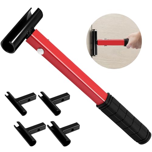 XUYUZDQ Strumento di regolazione della cerniera della porta,4 in 1 chiave per riparazione cerniere per residenziale e commerciale,Utensili Manuali Strumenti Chiave Regolabile with Rubber(14-25mm)