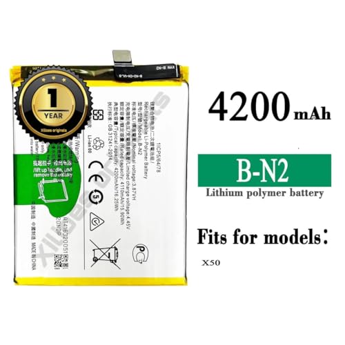 Image of B-N2 Battery for Vivo X50 Battery with 1 Year Warranty** (V198)