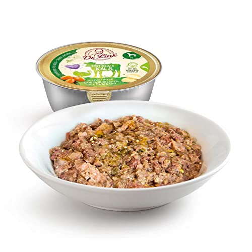 Dr. Link® SUPER Natural 10x125g Premium-Nassfutter für Hunde: Truthahn und Kalb mit Pastinake, Sanddornbeeren und Löwenzahn | getreidefrei | Superfoods