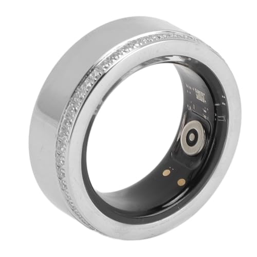 Health Rings for Women Men, Smart Ring Fitness Tracker, Bluetooth IP68 Water Proof Step Count Fitness Tracker Ring for APP, for Activity Steps (#8)