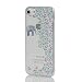 iPhone 7 Case Anti-Slip Anti-scratch Transparent Soft Ultra Thin Back Cover Durable TPU Bumper Case 4.7-inch (flower elephant)