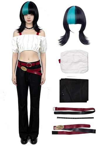 Costume Kirara JJK avec perruque pour soirée Halloween et Carnaval