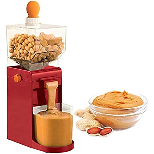 EdirFtra Máquina eléctrica de Mantequilla de Cacahuete 110v / 220V, máquina portátil de Mantequilla de Cacahuete de 500 ml