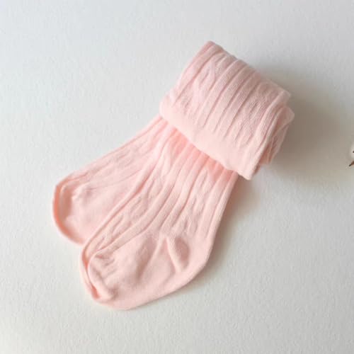 5 Pairs Baby Girl's One-Piece Stockings Socks for 0-6 Years Old, Soft Cotton Braided Foot Socks for Infants Toddlers4