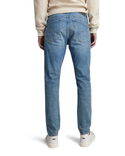 G-STAR Raw - Mens 3301 Slim Jeans, Color Sun Faded Waterside, Size: 30W x 34L2