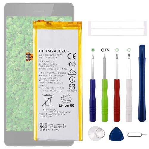SWARK Batería HB3742A0EZC+ Compatible con Huawei P8 Lite ALE-L21, ALE-L02, ALE-L23, ALE-UL00 con Herramientas
