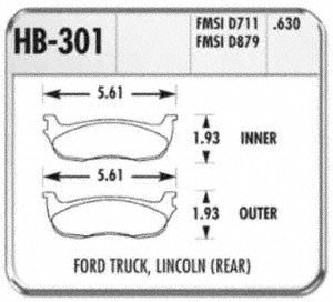Hawk Performance Hb301P.630 Superduty Brake Pad #TOP1