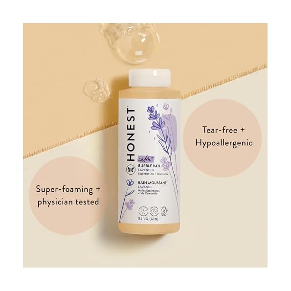 The-Honest-Company-Foaming-Natural-Bubble-Bath-Tear-Free-Hypoallergenic-Baby-Wash-Lavender-Calm-12-fl-oz