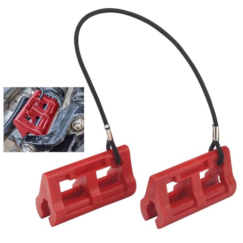 4 Steer Stop Outboard Hydraulic Steering Lock for Outboard Motor Trailering/Transport 1 Pair Red