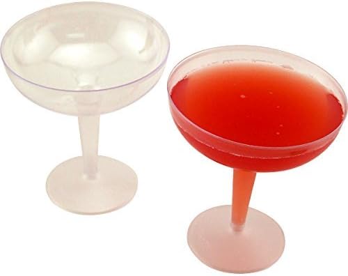 Disposable Plastic Margarita Glasses - 12 oz.: Case of 120