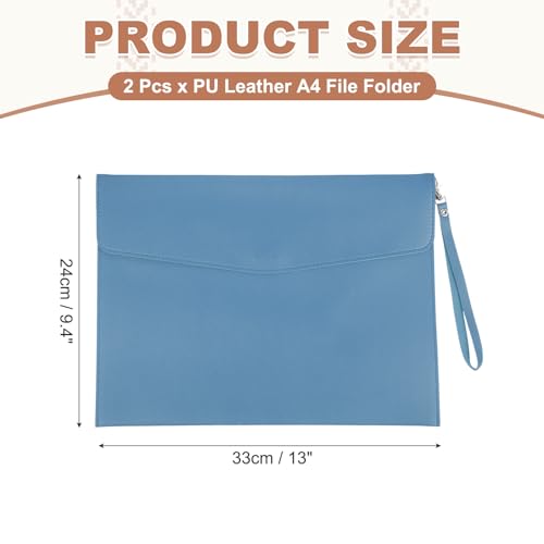 Portefeuille dossier A4 texture Napa de qualité supérieure - 2