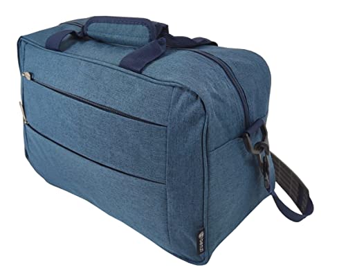 Benzi Bolsa de Viaje 40 x 25 x 20 cm Tamaño Equipaje de Mano Ryanair (5496 Azul)