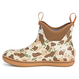Xtratuf Men’s 6 Inch Ankle Deck Boot, Duck Camo/Tan, Size 12