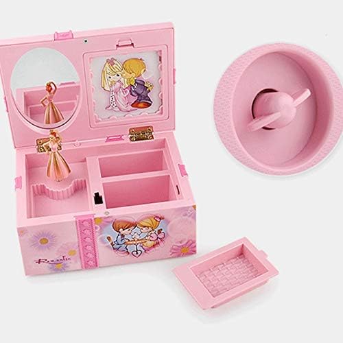 ダンスガールズオルゴール装飾品家の装飾ジュエリー収納オーガナイザーオルゴール