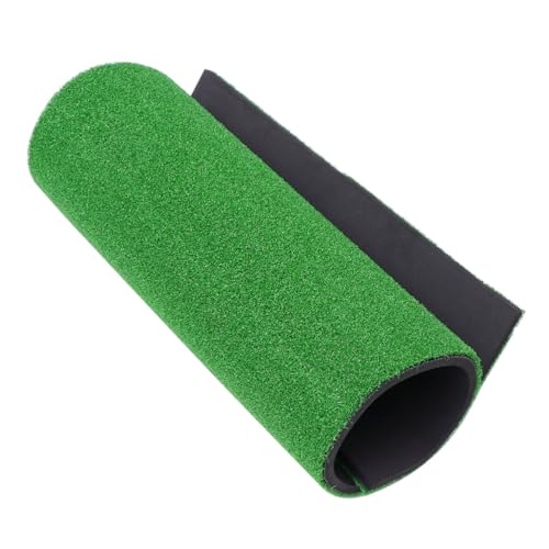 HONMEET Mini Golf Swing Mat Portable Hitting Pad Fake Turf Practice Golf Mats for Use
