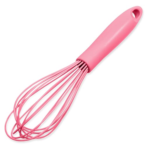 Image of Chef Craft Premium Silicone Wire Cooking Whisk, 10.5 inch, Pink
