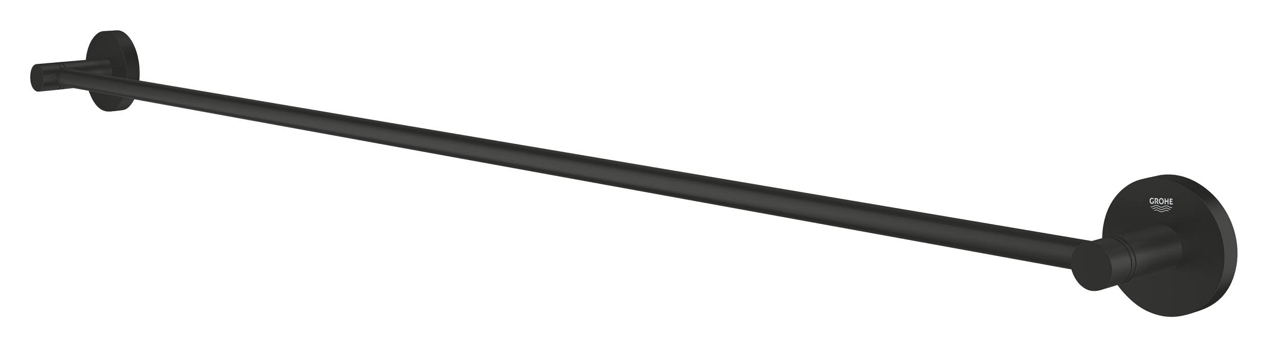 GROHE Start Quickfix, Toallero de Metal 854 mm, Negro Mate 411872430