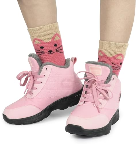 Image of BomKinta Boot Socks for Women Winter Solid Thick Warm Socks Cozy Crew Socks Christmas Gift