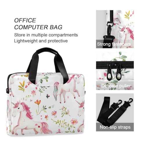 Maletín para portátil 15.6 pulgadas con diseño unicornio miniatura 6