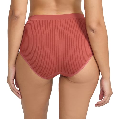 TAHARI Women's 5-Pack Ribbed Seamless Underwear Brief2
