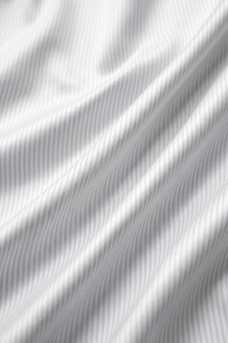 Image of Peter England Men's Regular Fit Full Sleeve Striped Formal Shirt | Cotton Rich | Wonder Fabric | Premium Dobby Weave