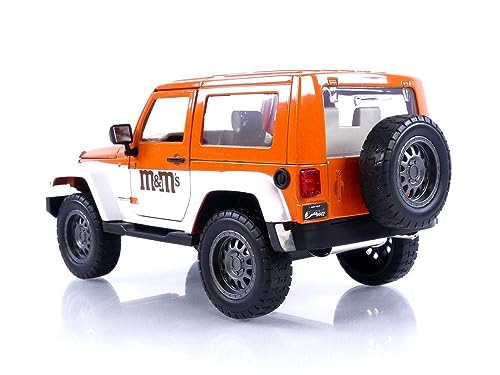 Jada M&M's Jeep Wrangler Escala 1:24 con Figura miniatura 4