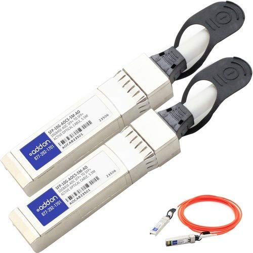 Add On SFP-10G-AOC5-5M-AO 10Gbase-AOC Direct Attach Cable - Sfp+ to SFP+ - 18 Ft - Fiber Optic - Act