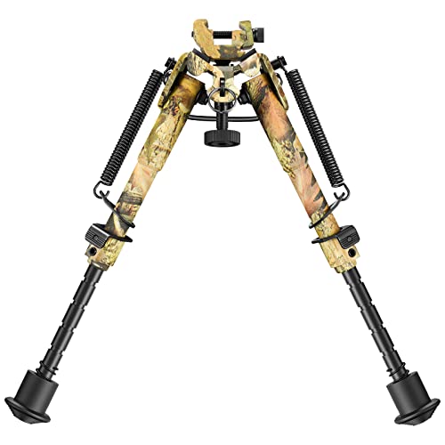 Cvlife 6-9 Inches Picatinny Bipod With Adapter, Rifle Bipod For Shooting And Hunting, Camo Design #TOP3