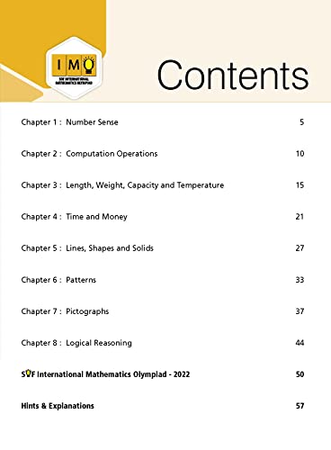 MTG International Mathematics Olympiad (IMO) Workbook for Class 2 - MCQs, Previous Years Solved Paper and Achievers Section - SOF Olympiad Preparation Books For 2023-2024 Exam