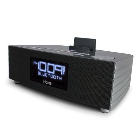 iHome iBT97G Bluetooth Alarm Clock Radio with Speakerphone Open Box