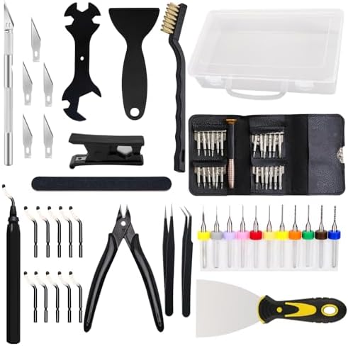 61Pcs 3D Printer Tools Kit with Case,3D Printing Tools Kit, 3D Printer ...