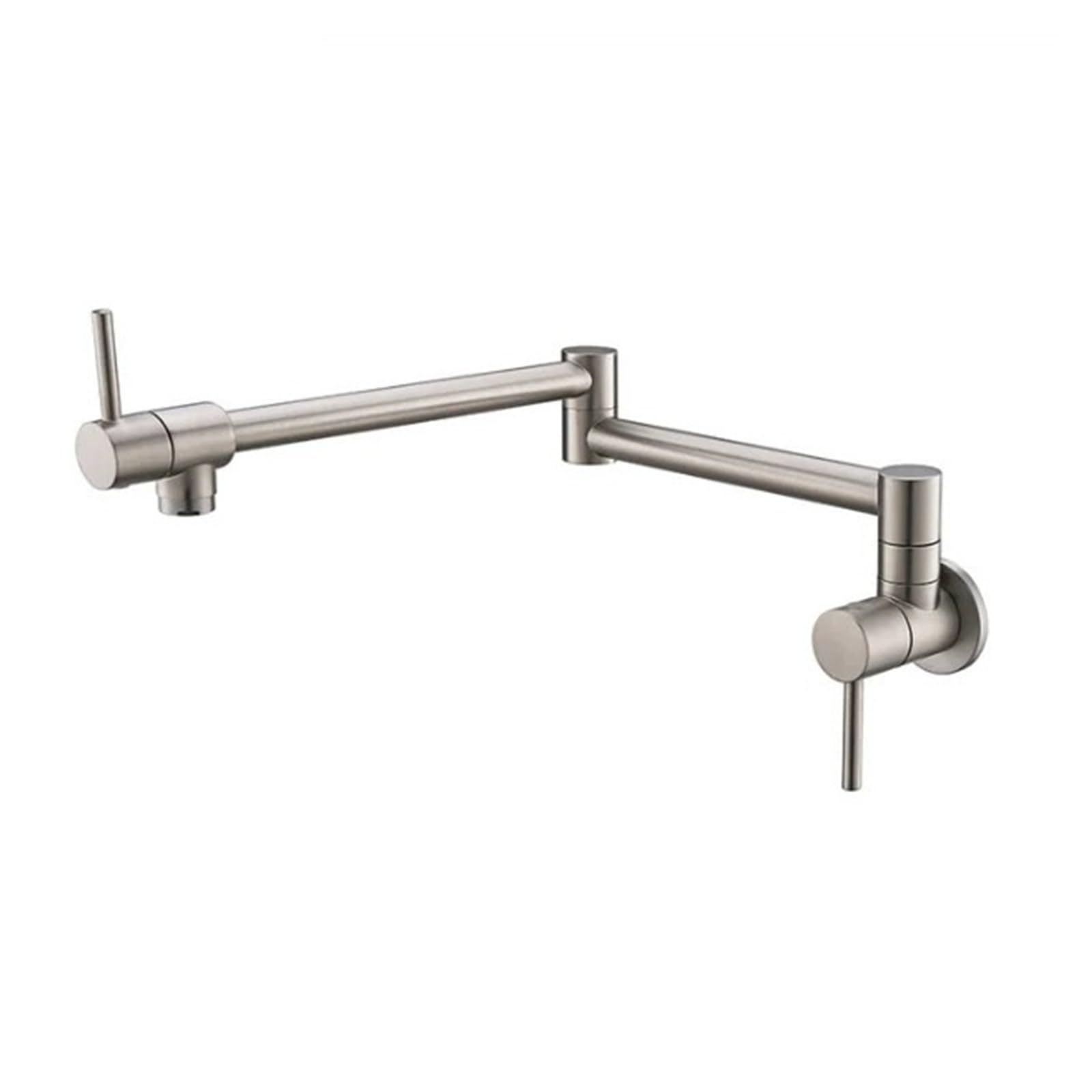 Grifos mezcladores para Fregadero Grifo de latón Cocina Plegable Pared un Solo Orificio frío Ideal renovación (Dorado)