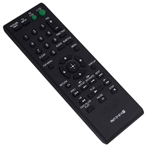 VINABTY RMT-D187A Replacement Remote Control fit for Sony DVD Player DVP-NS611H DVP-NS710 DVP-NS710H DVP-NS710H/B DVP-NS710HWM DVP-SR101 DVP-SR101B DVP-SR101P DVP-NS717HP DVP-NS728H DVP-NS611HP - Image 2