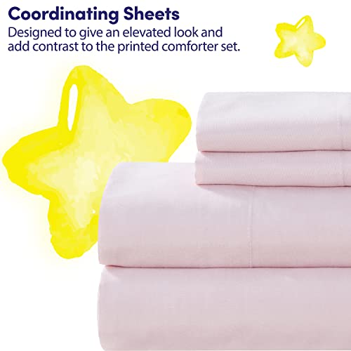 Image of Kids Bedding Set Bed in a Bag for Boys and Girls Toddlers Printed Sheet Set and Comforter , Full, Waterbury Marble
